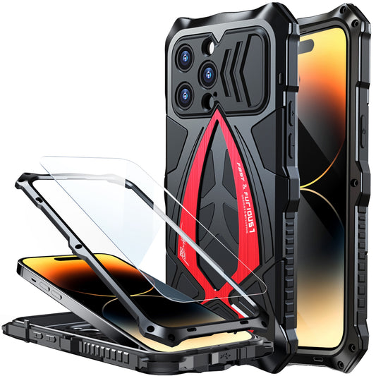 LUPHIE Metal Armor Case For iPhone