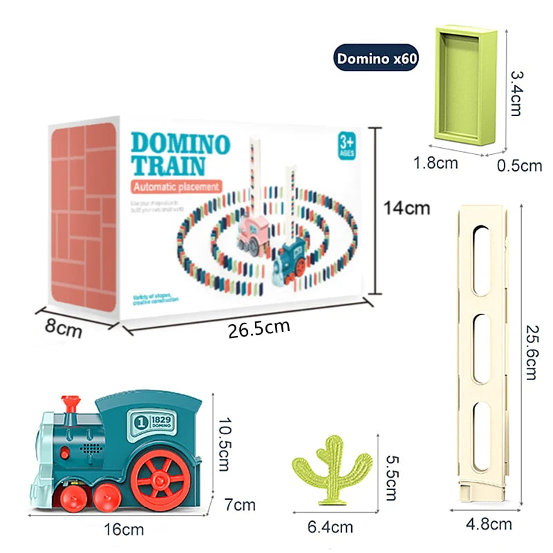 New Electric Domino Train Toy