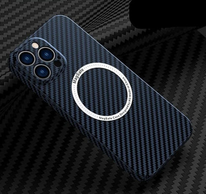 Indestructible Carbon Fiber Magnetic Wireless Charging iPhone Case On Sale