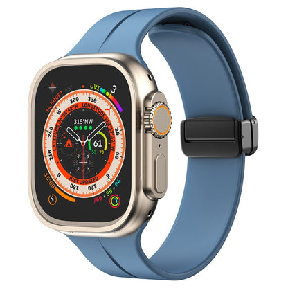 Silicone Magnetic Folding Band For Apple Watch