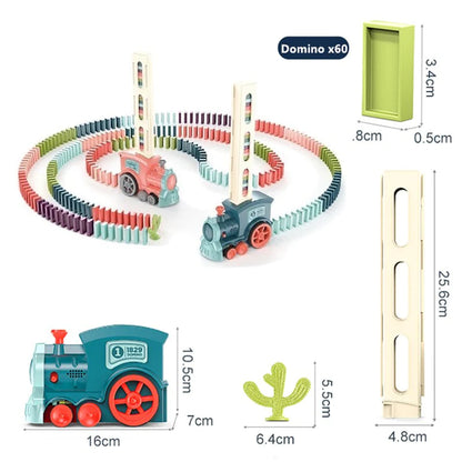 New Electric Domino Train Toy