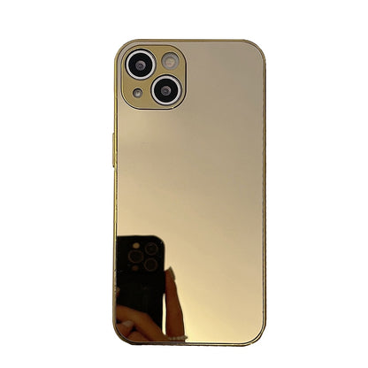 Silver Golden Mirror Shockproof Case for iPhone