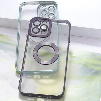 New Version 2.0 Transparent Electroplated iPhone Case With Camera Protector