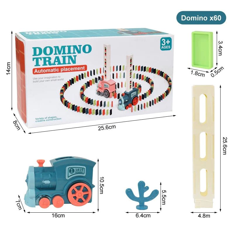 New Electric Domino Train Toy