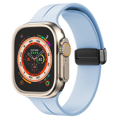 Silicone Magnetic Folding Band For Apple Watch