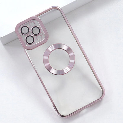 New Version 2.0 Transparent Electroplated iPhone Case With Camera Protector