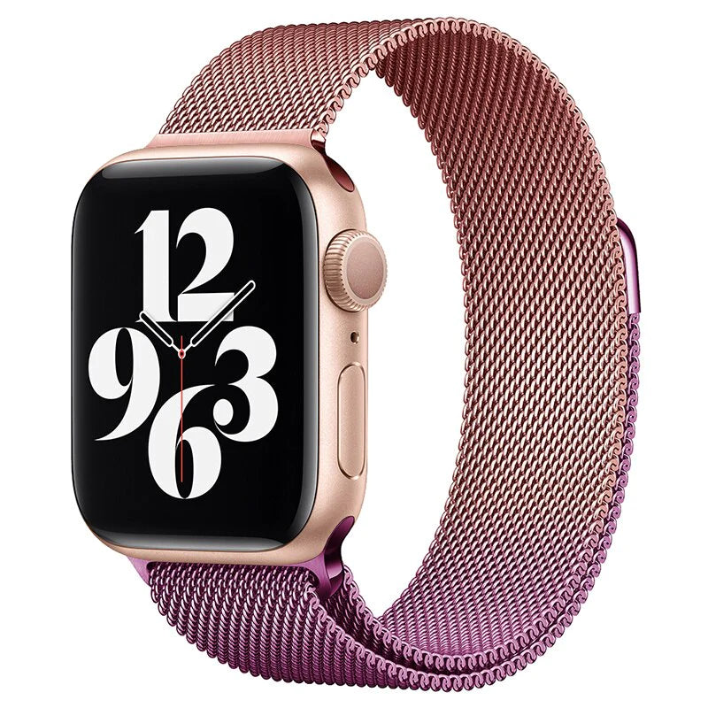 MILANESE Magnetic Loop Strap For Apple Watch Band