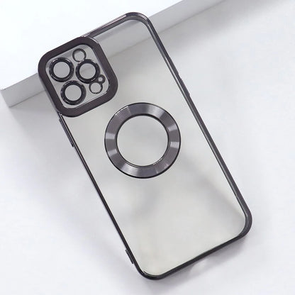 New Version 2.0 Transparent Electroplated iPhone Case With Camera Protector