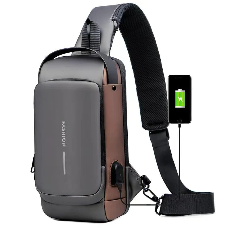 Anti-theft Waterproof Travel Bag With USB Charging Port on Sale