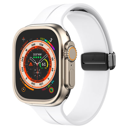 Silicone Magnetic Folding Band For Apple Watch