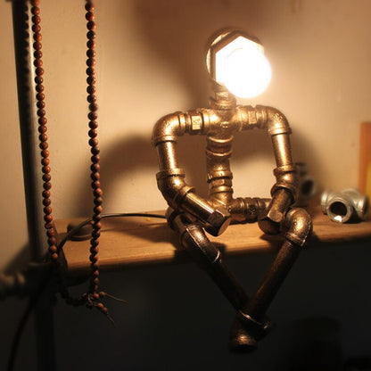 Iron Robot Led Desk Lamp