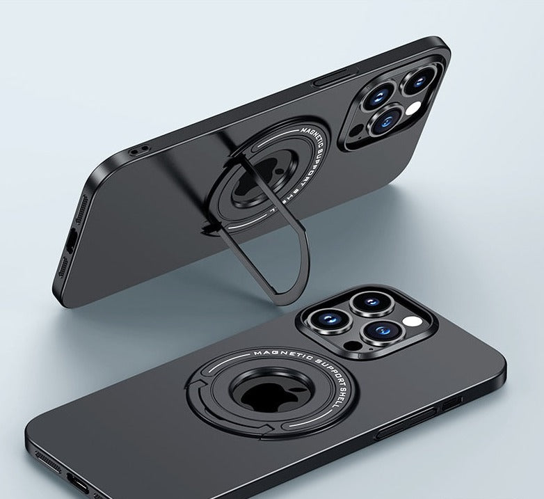 Magnetic Wireless Charging Kickstand Case For iPhone