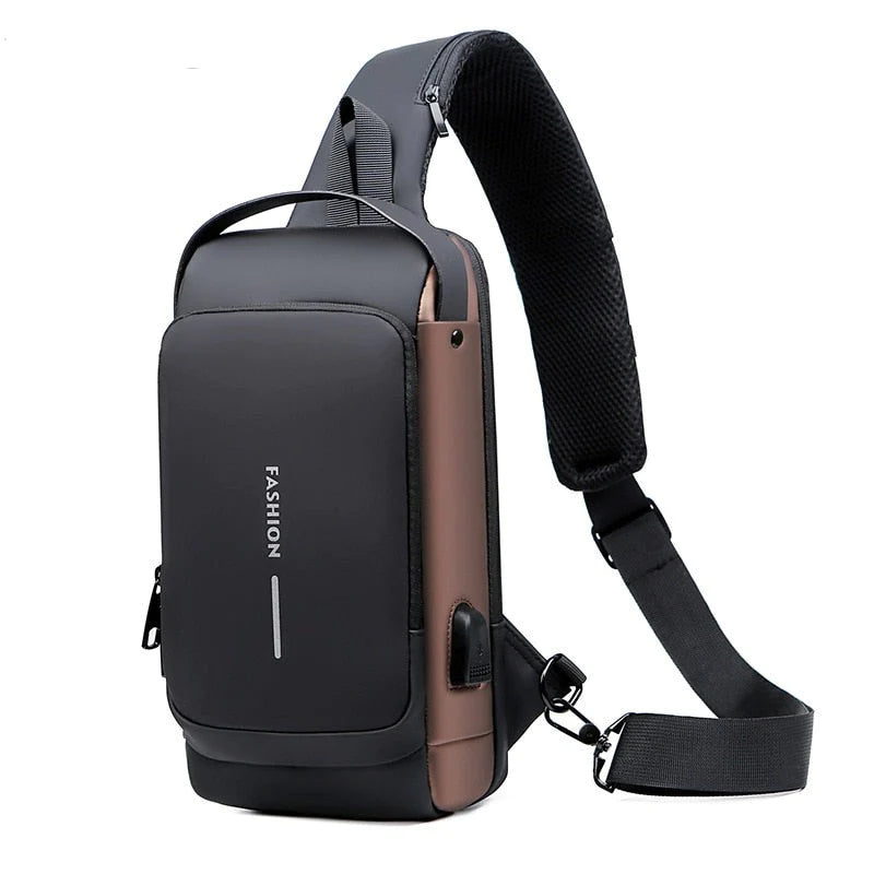 Anti-theft Waterproof Travel Bag With USB Charging Port on Sale