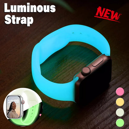 Luminous Silicone Strap For Apple Watch