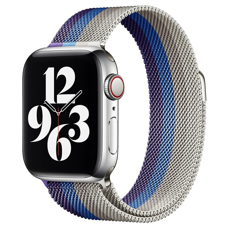 MILANESE Magnetic Loop Strap For Apple Watch Band