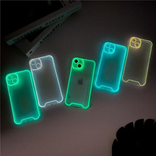 Glow In The Dark Luminous Silicone Soft Case for iPhone