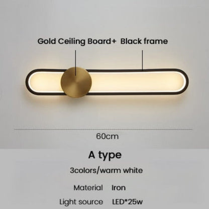 Modern Sconce Warm Led Wall Lamp