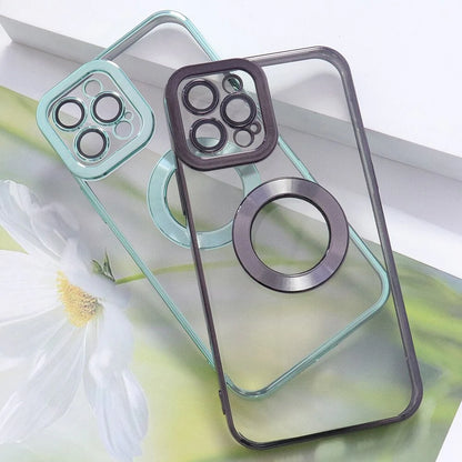 New Version 2.0 Transparent Electroplated iPhone Case With Camera Protector