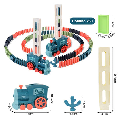 New Electric Domino Train Toy