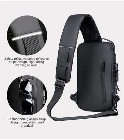 Anti-theft Waterproof Travel Bag With USB Charging Port on Sale