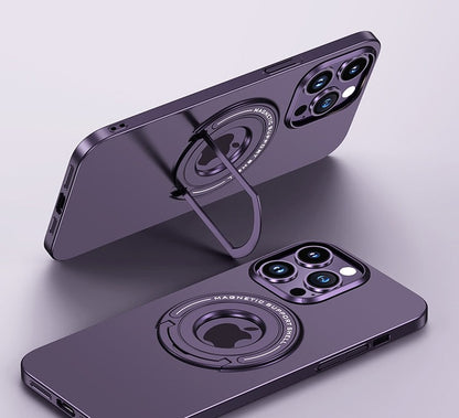 Magnetic Wireless Charging Kickstand Case For iPhone