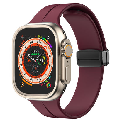 Silicone Magnetic Folding Band For Apple Watch