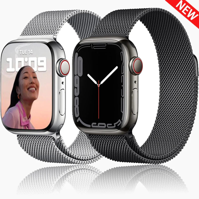 MILANESE Magnetic Loop Strap For Apple Watch Band