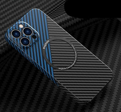 Indestructible Carbon Fiber Magnetic Wireless Charging iPhone Case On Sale