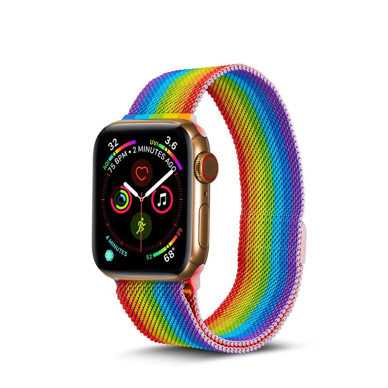 MILANESE Magnetic Loop Strap For Apple Watch Band