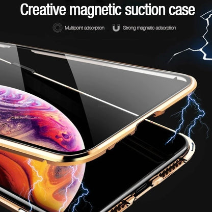 Anti Peep Antispy Magnetic Privacy Glass Case for iPhone