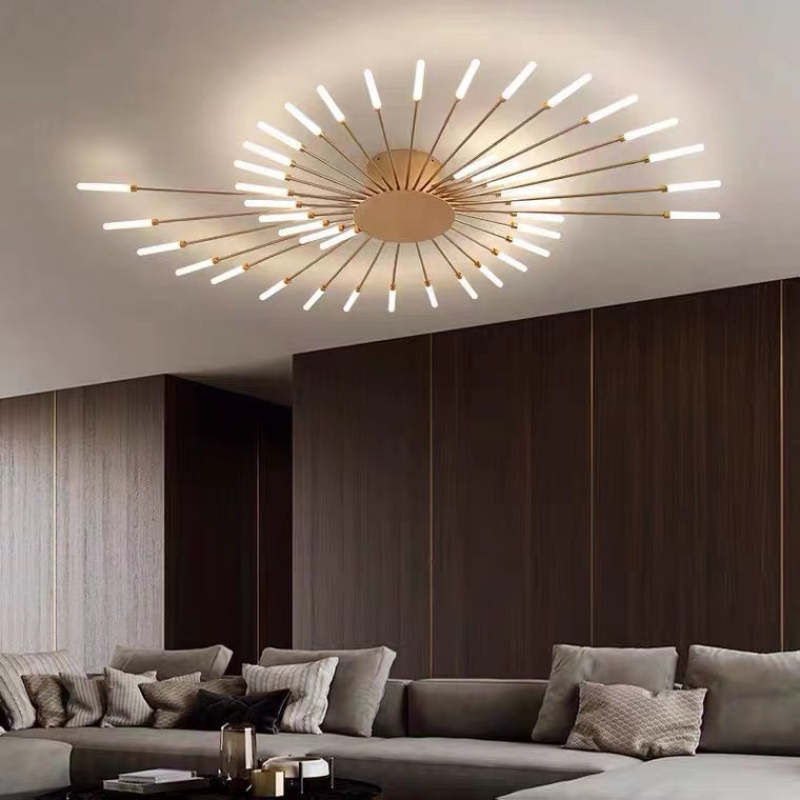 Lowry Flush-Mount Ceiling Light Fireworks