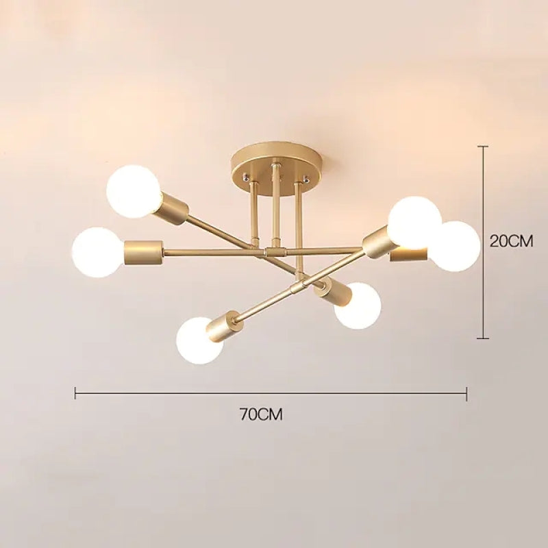 Modern Simple Ceiling Lamp LED for Living Room & Bedroom