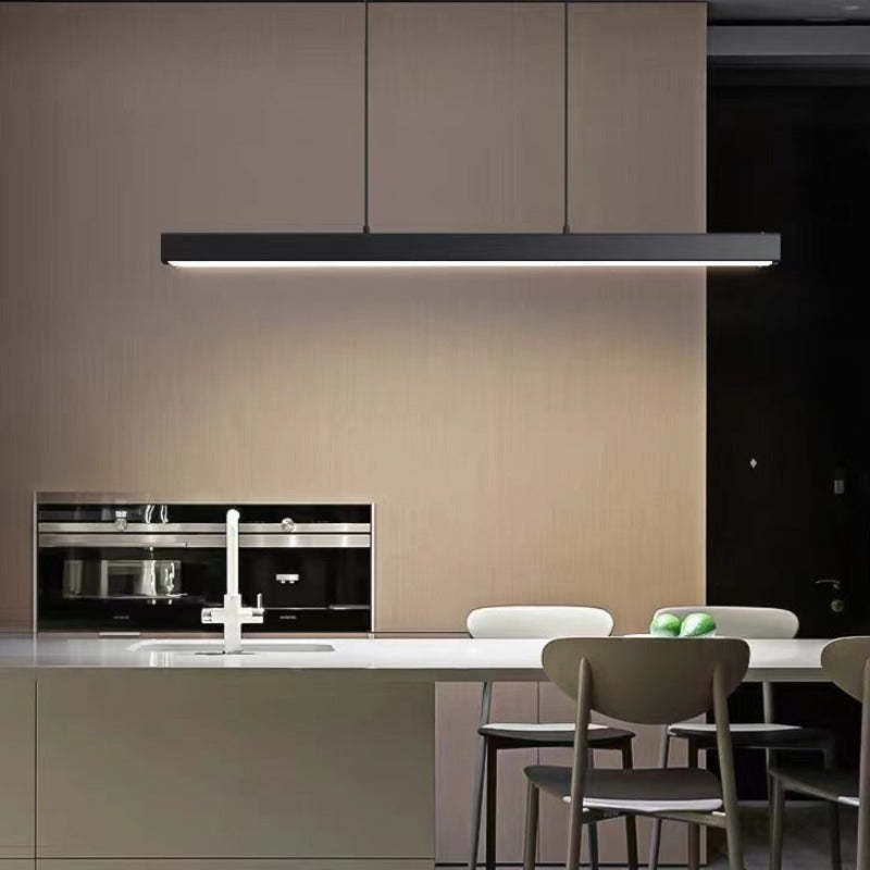 Modern Simple Linear LED Pendant Lamp For Dining Room