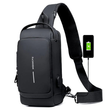 Anti-theft Waterproof Travel Bag With USB Charging Port on Sale