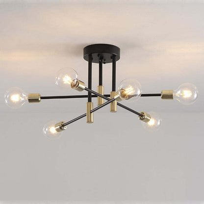 Modern Nordic Black LED Chandelier Pendant Light For Living Room, Bedroom