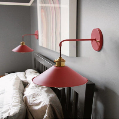 Vintage Plated Wall Lamp