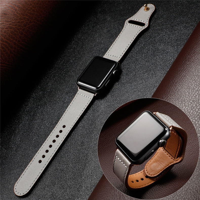 Genuine Leather Loop Strap for Apple Watch