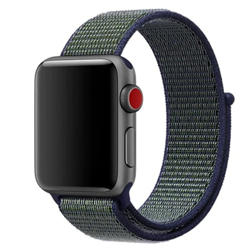 Woven Nylon Scratch Sport Loop, Two Colours for Apple Watch Strap