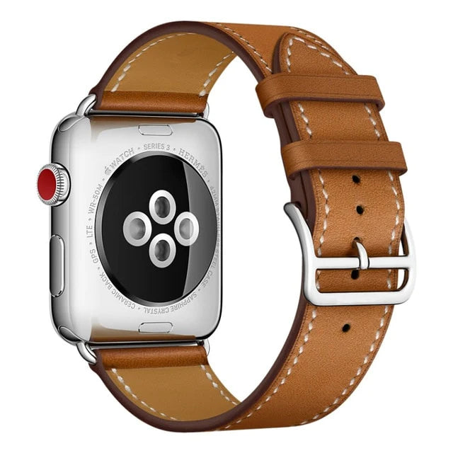 Leather Classic Buckle Strap for Apple Watch