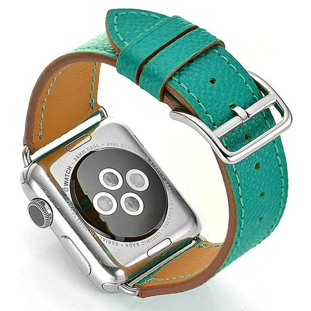 Leather Classic Buckle Strap for Apple Watch