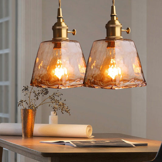 Vintage Handcrafted Glass Pendant Lights