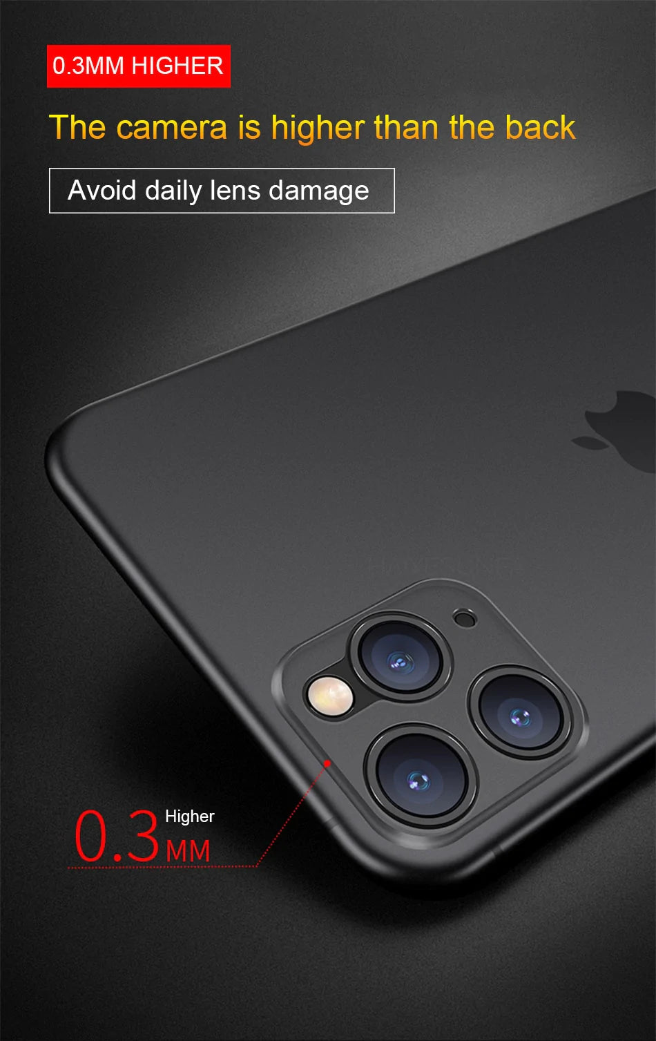 Ultra Thin 0.2mm Matte Case For iPhone