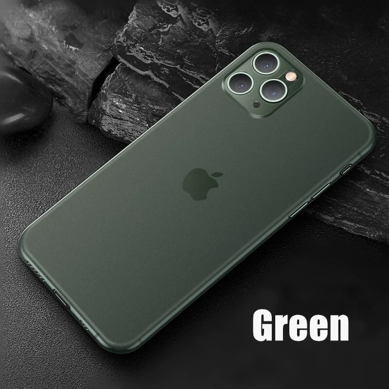 Ultra Thin 0.2mm Matte Case For iPhone