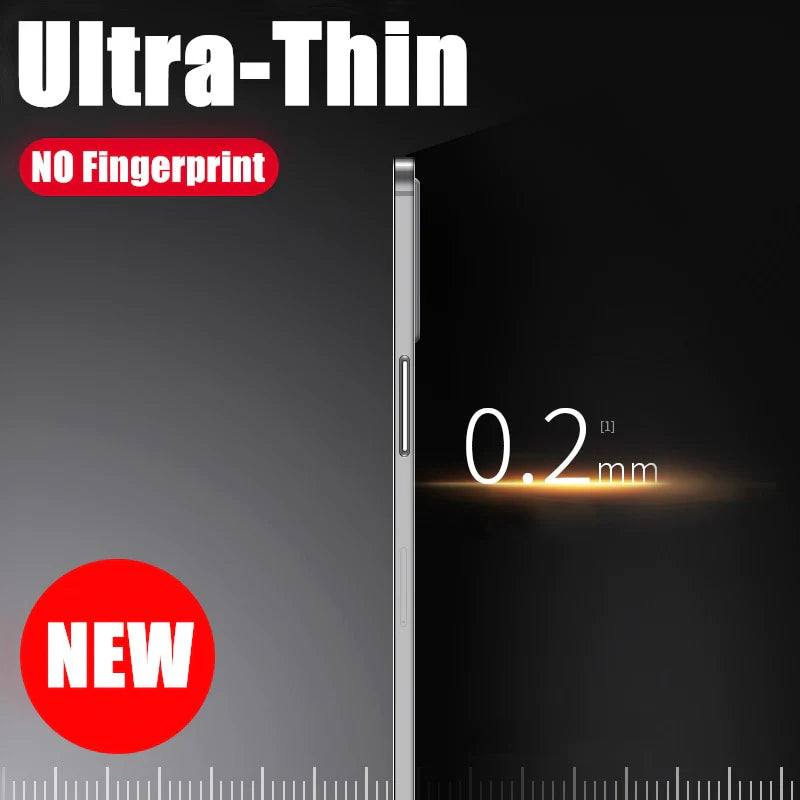 Ultra Thin 0.2mm Matte Case For iPhone