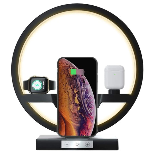 3 in 1 Wireless Charger with Nightlight