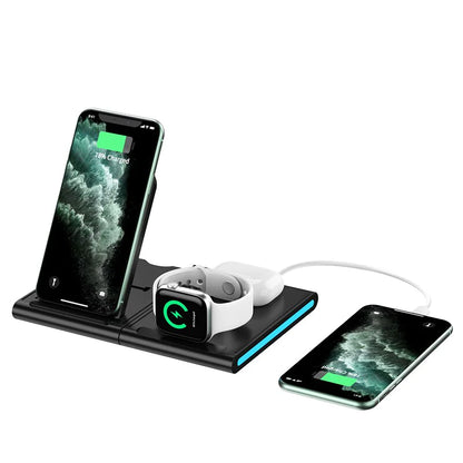 Magnetic Power Tiles 4 in 1 Wireless Charging Station