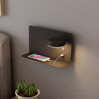 LED Bedside Wall Lamp USB Charger