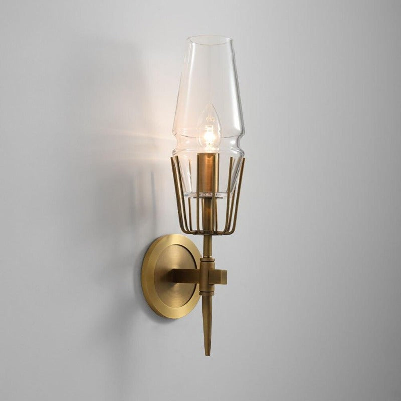 Nordic Brass Wall Lamp