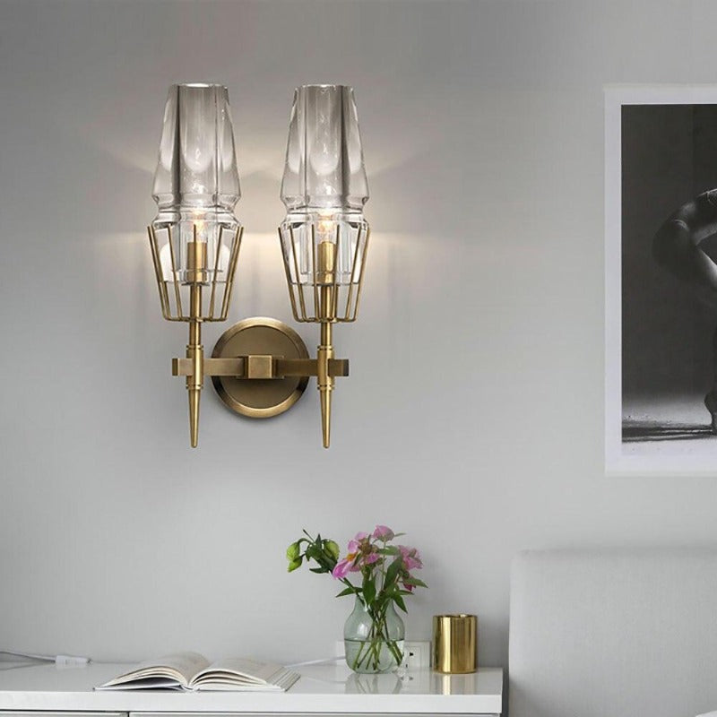 Nordic Brass Wall Lamp