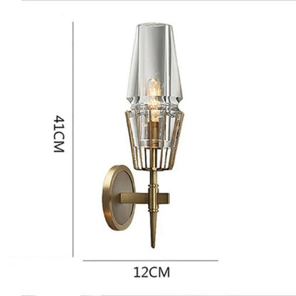 Nordic Brass Wall Lamp